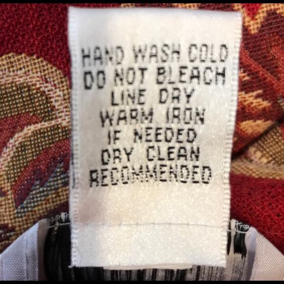 Stonebridge Size Small Floral Tapestry Trucker Style Jacket-Cinnamon Red - Picture 15 of 15